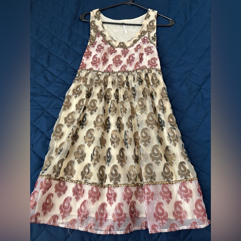 Bohemian Paisley Print Dress